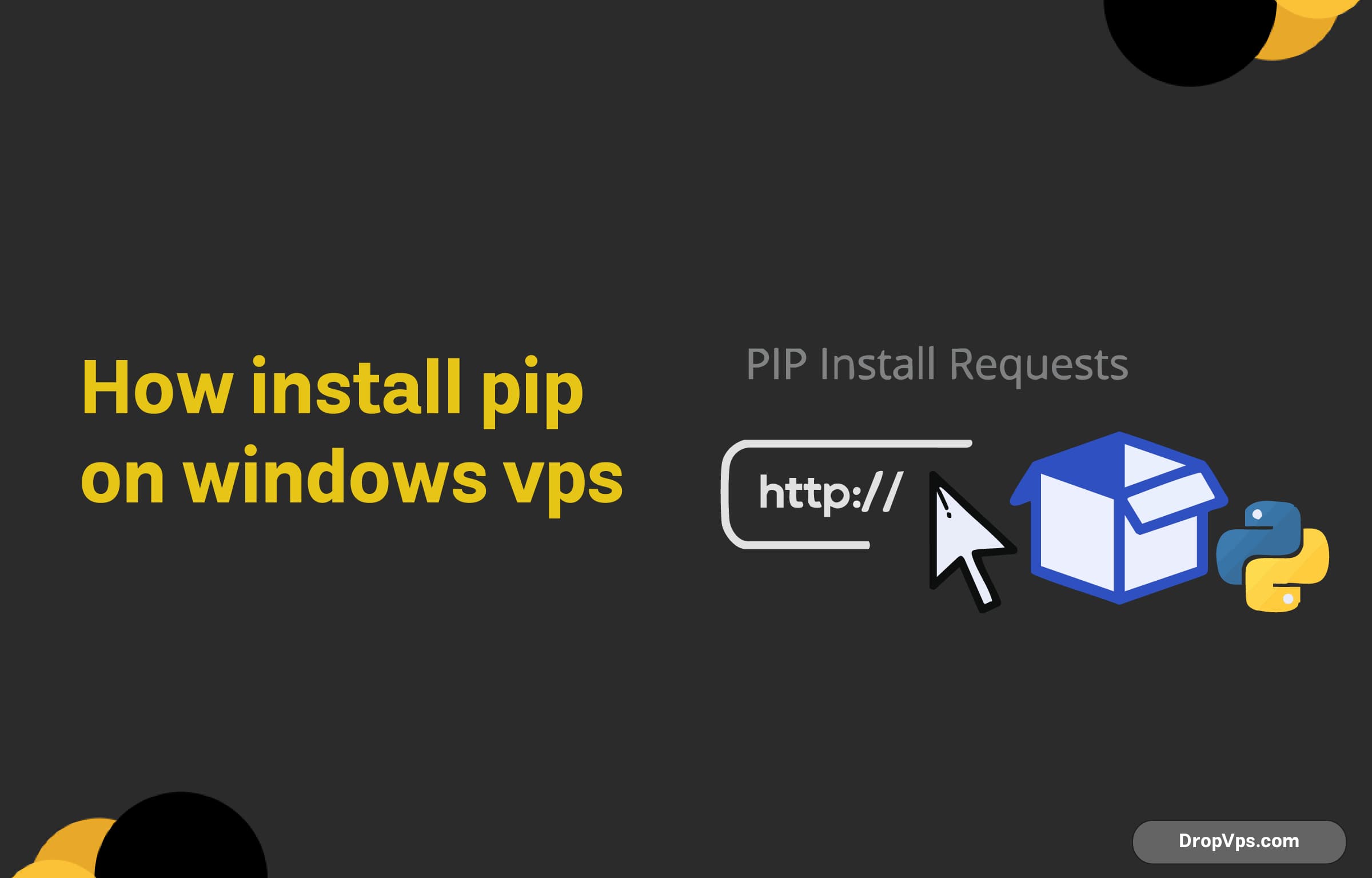 how install pip on windows vps