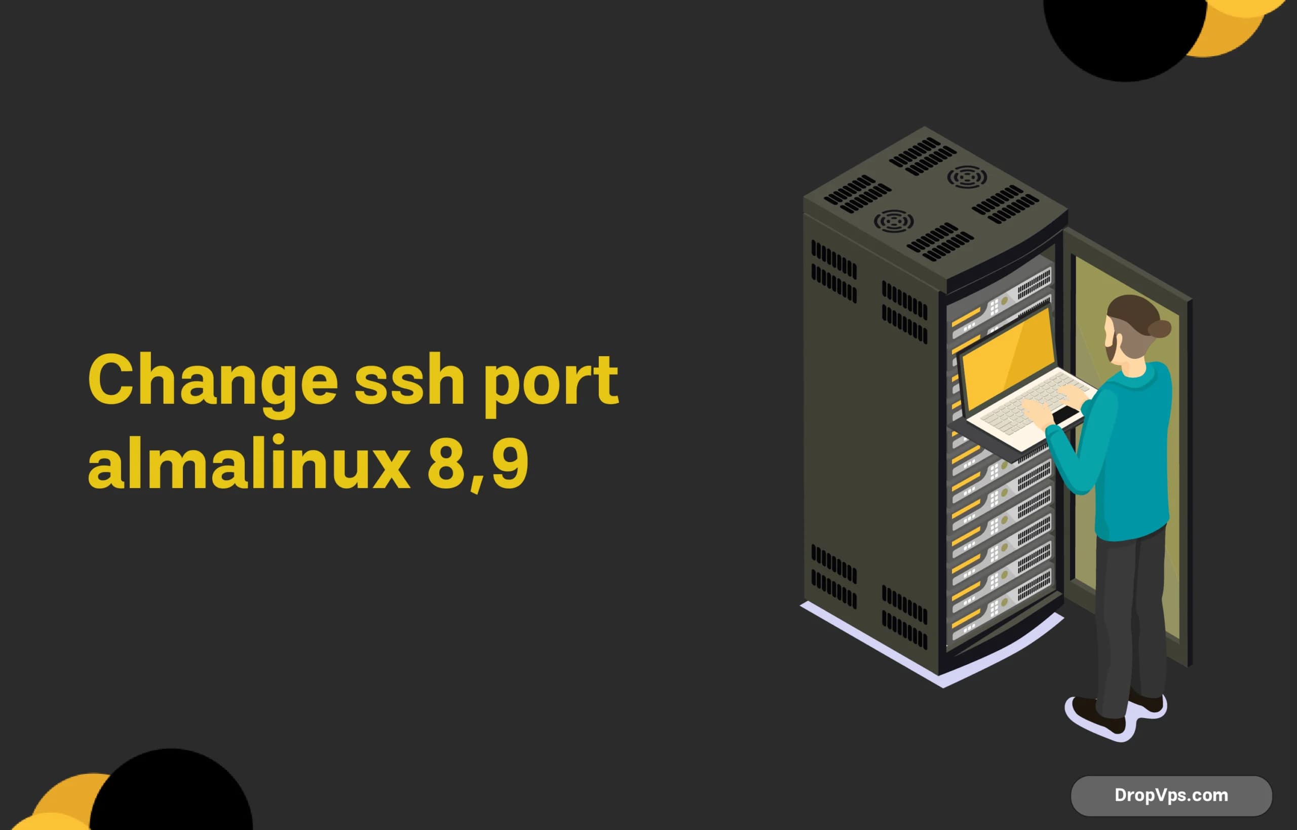 change ssh port almalinux 8,9