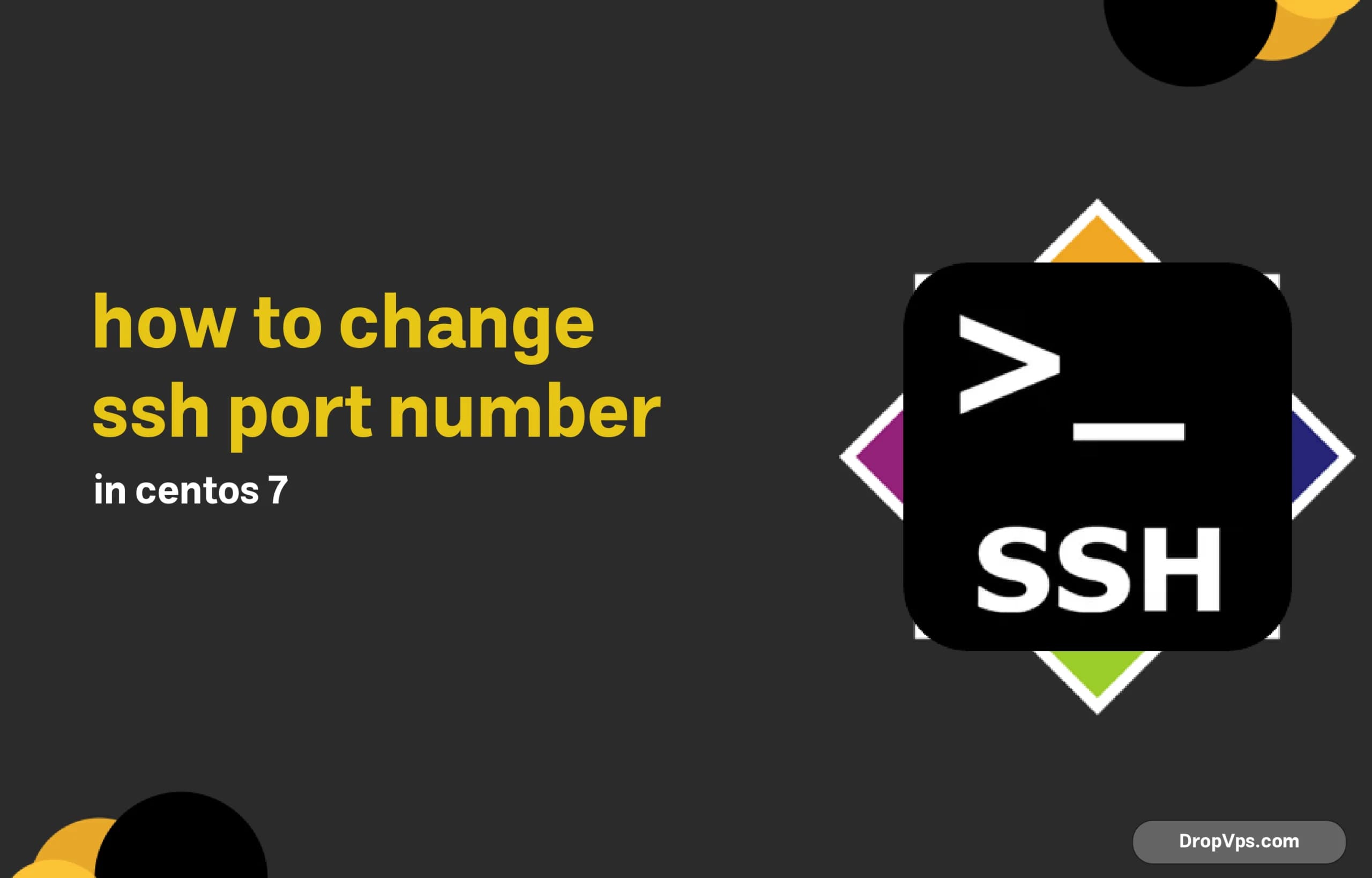 how to change ssh port number in centos 7