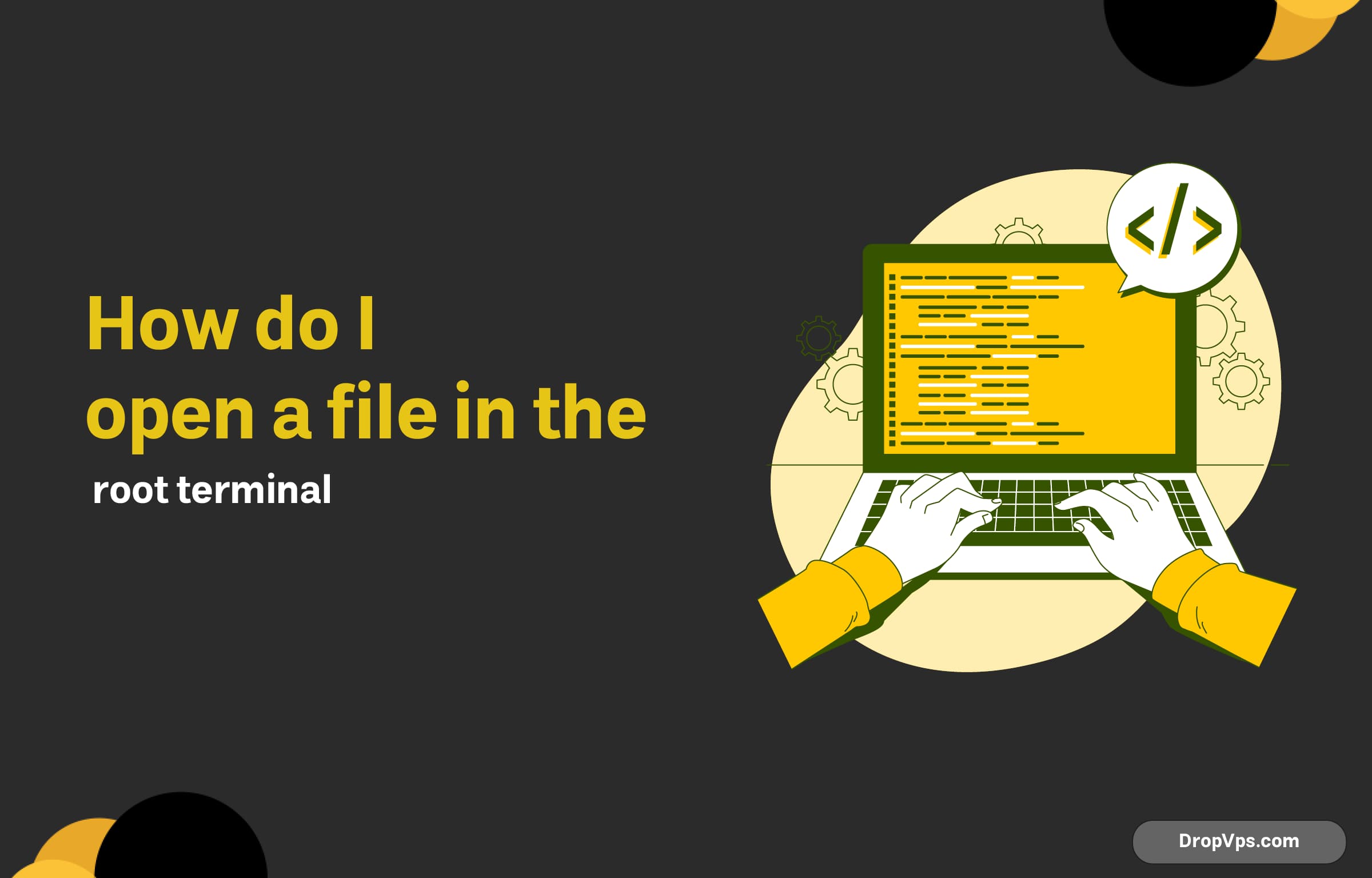 How do I open a file in the root terminal