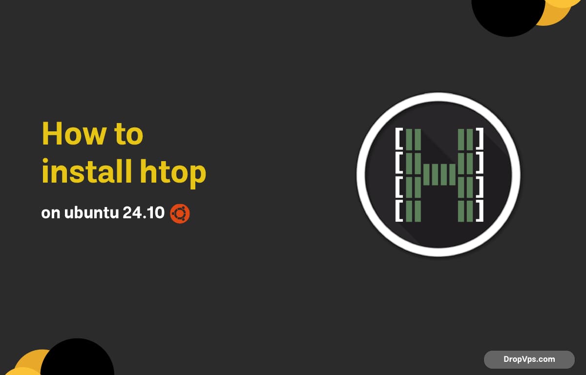 How to install htop on ubuntu 24.10