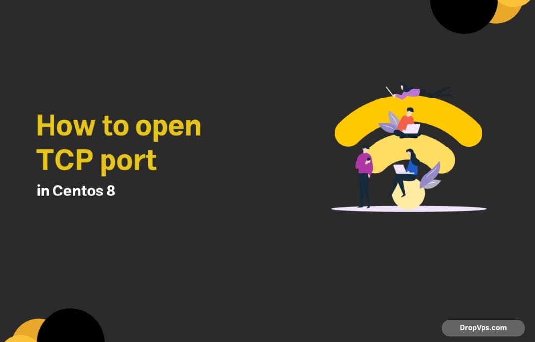 How to open TCP port in Centos 8