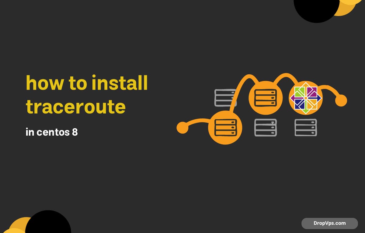 How to install traceroute in centos 8 ?