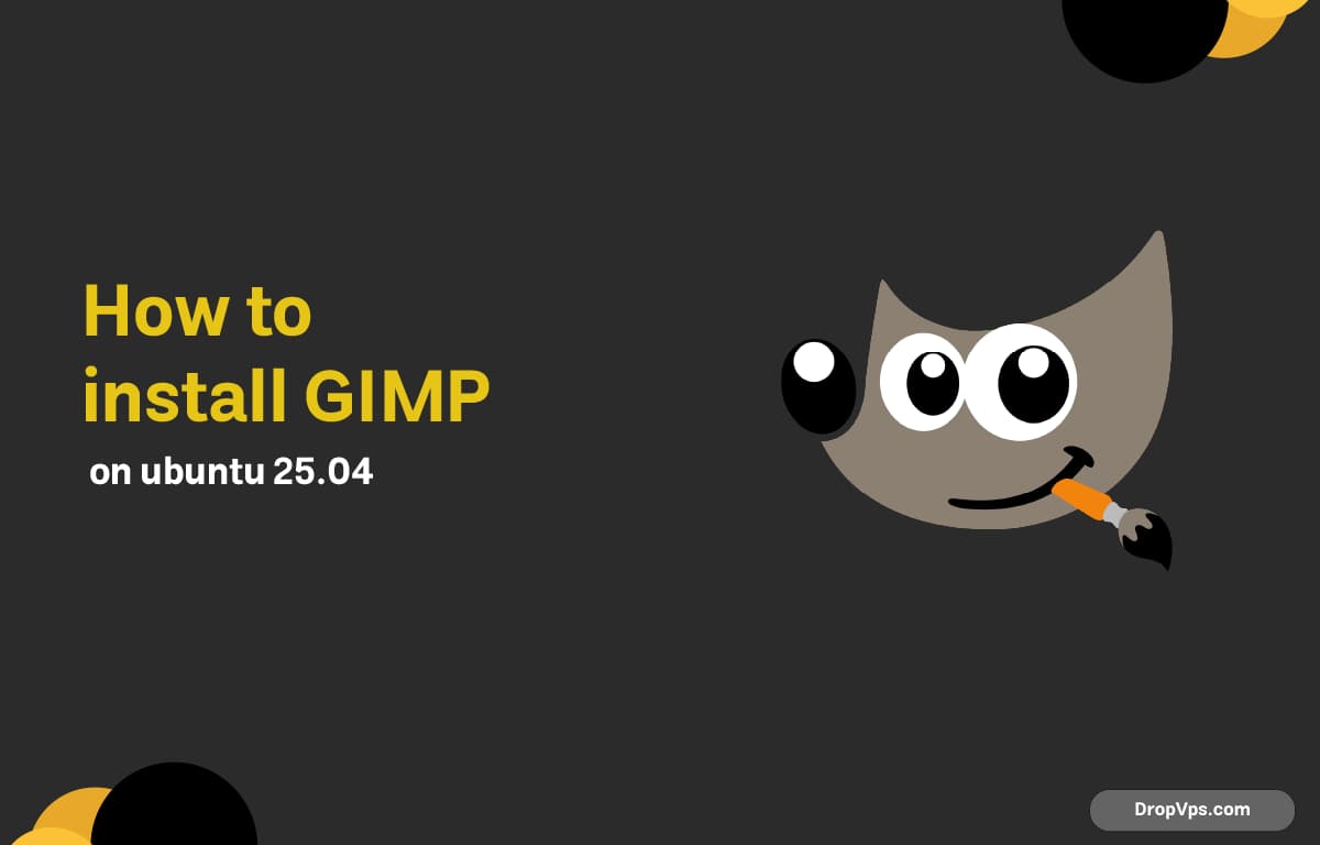how to install GIMP on ubuntu 25.04