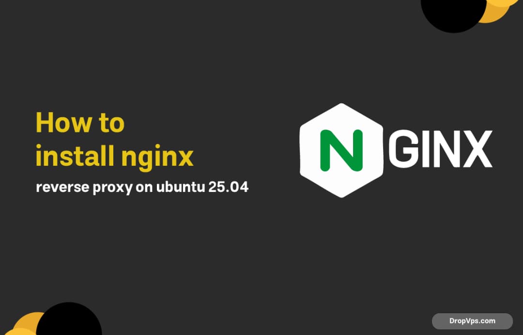 how to install nginx reverse proxy on ubuntu 25.04