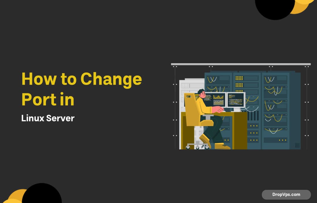 How to change port in linux server ?