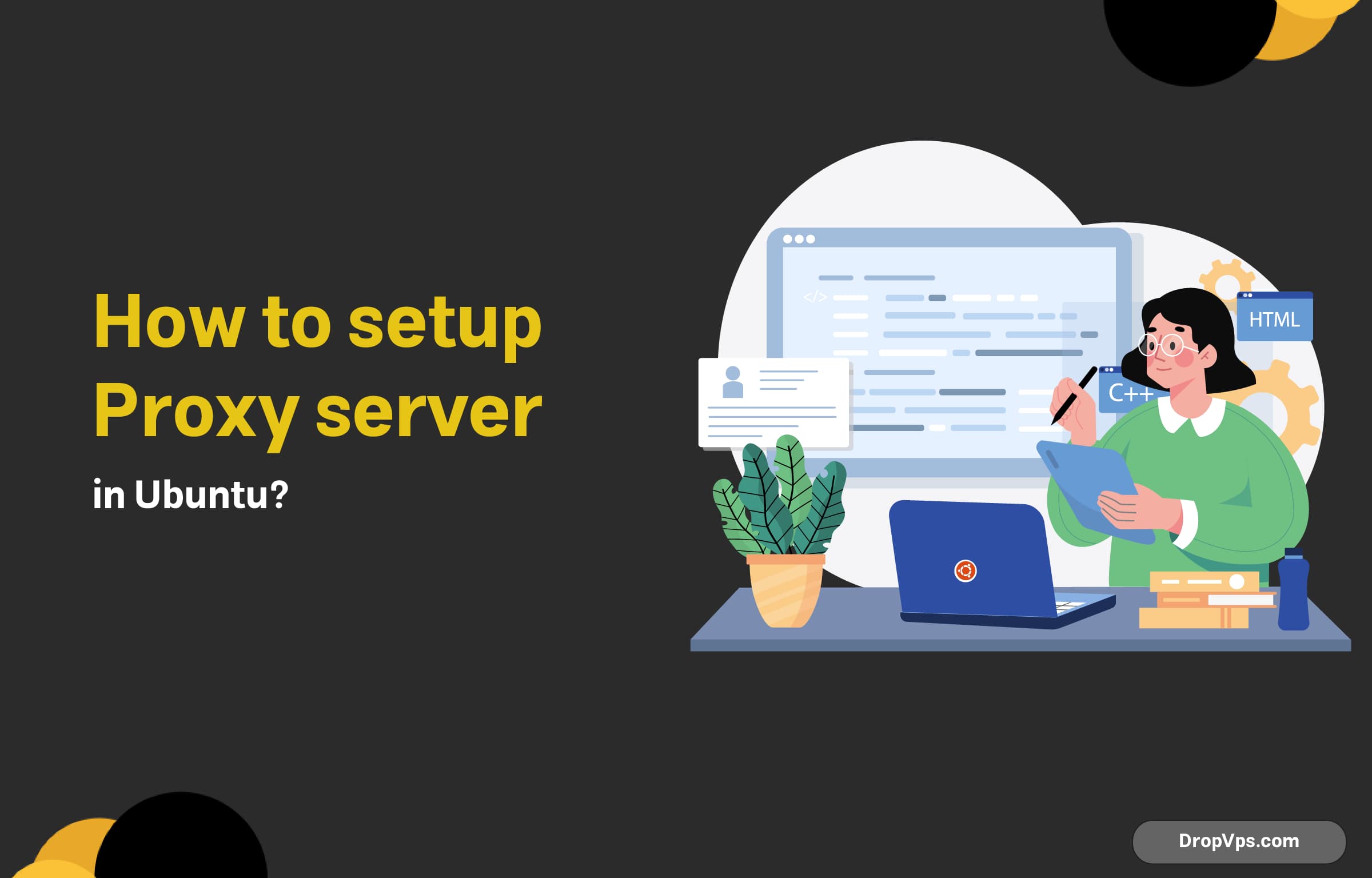 how to setup proxy server in Ubuntu?