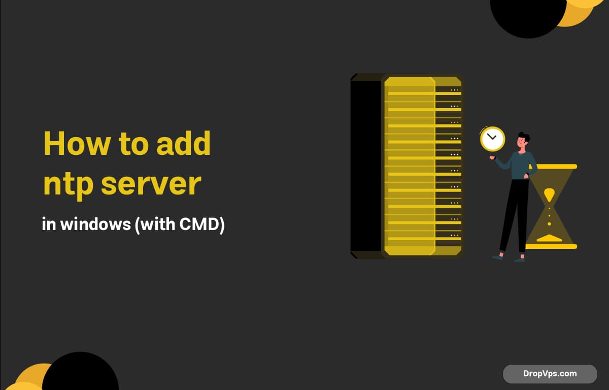 how to add ntp server in windows? (with CMD)