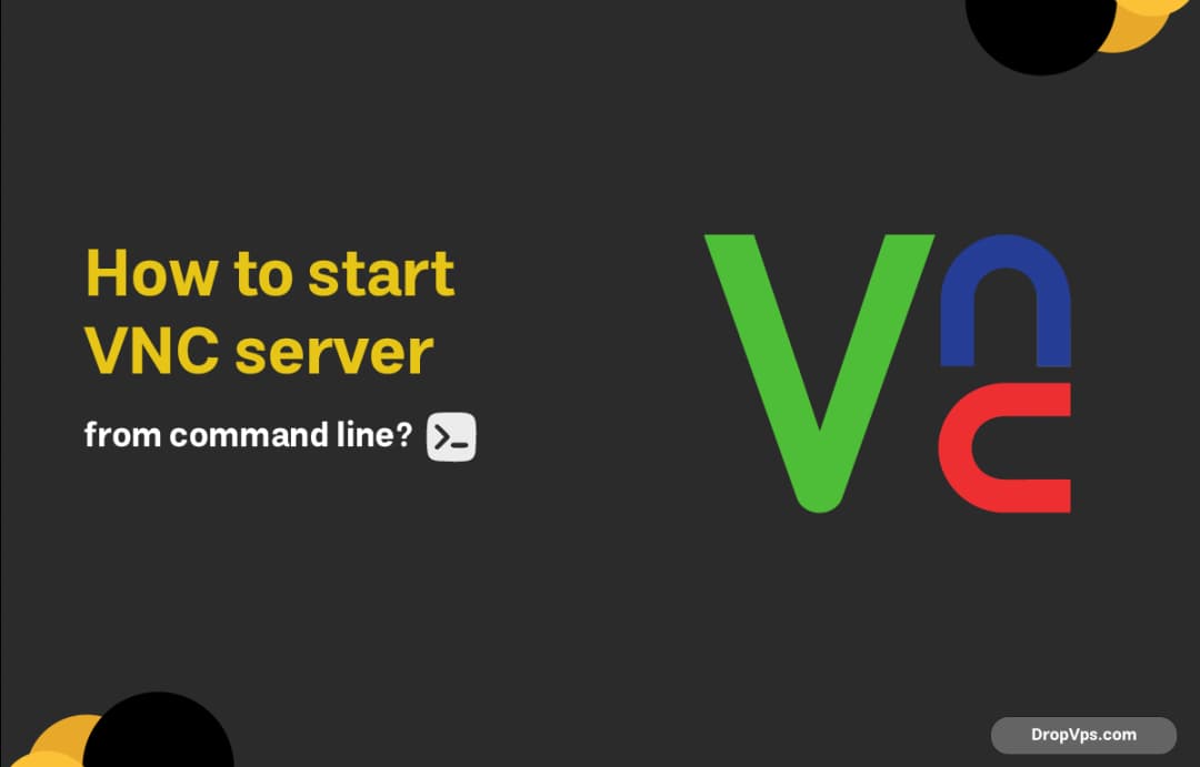 How to start VNC server from command line?