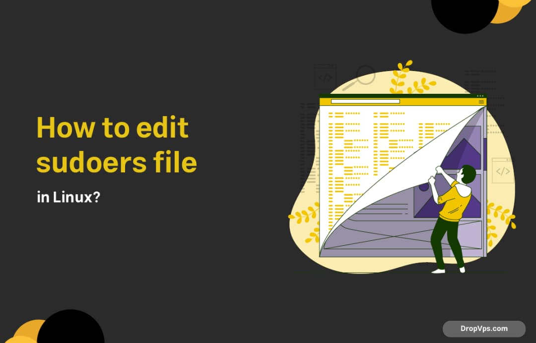 how to edit sudoers file in linux?