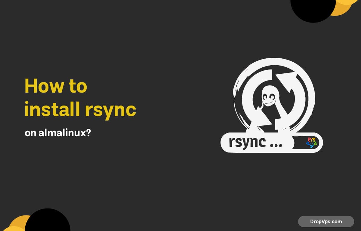 How to install rsync on almalinux?