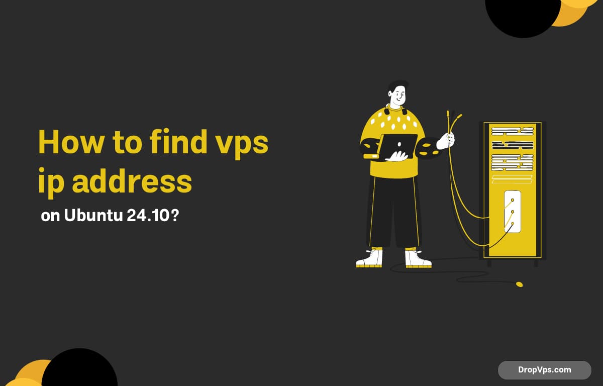 how to find vps ip address in ubuntu 24.10?