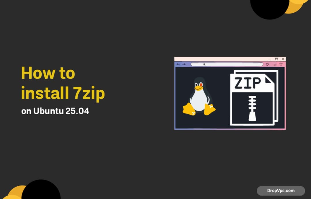 how to install 7zip on Ubuntu 25.04