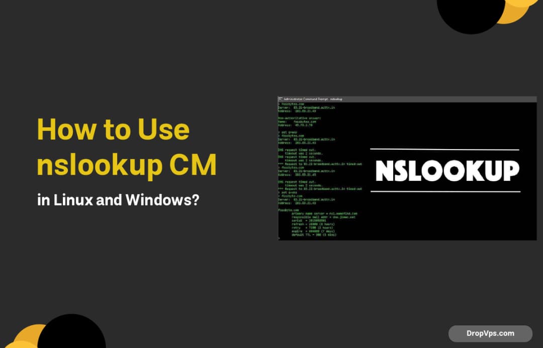 How to Use nslookup Command in Linux and Windows?