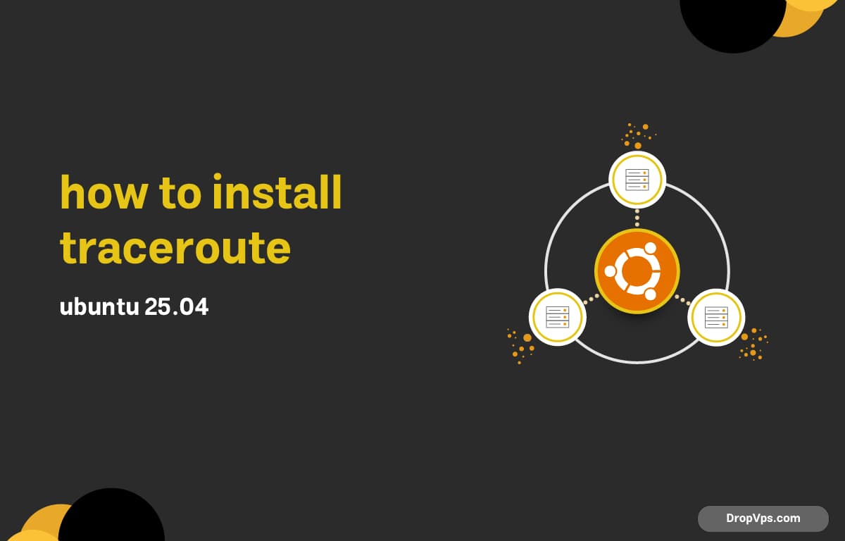 How to install traceroute in ubuntu 25.04 ?