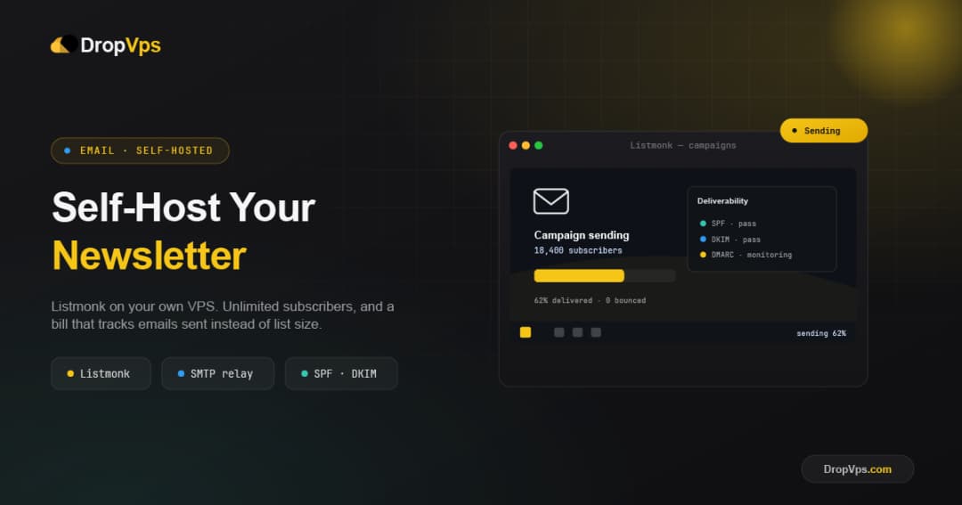 how to self host your newsletter with listmonk