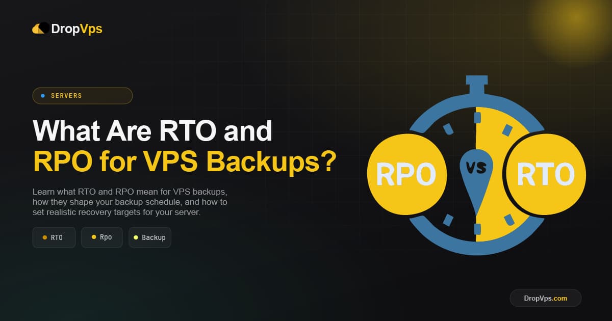 What Are RTO and RPO for VPS Backups?